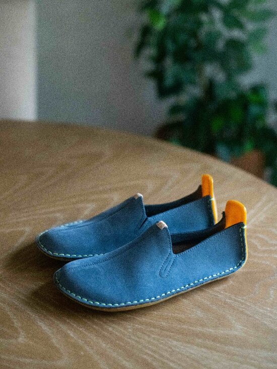 Vivo barefoot Shoes - Vivobarefoot Ababa II Juniors in Indigo